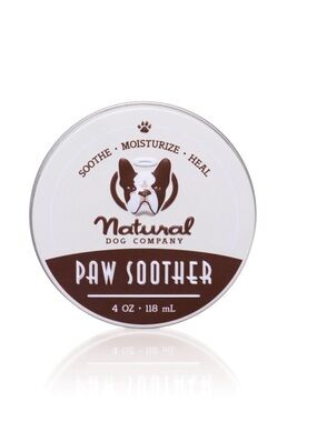 NWT Natural Dog Co. Paw Soother Balm LF 4 oz tin